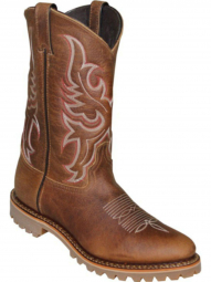 Abilene Mens 11" Tan Bison, Medium Round Toe Cowboy Boot 6321