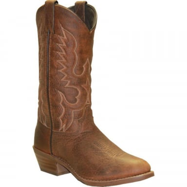 Abilene Mens 12" Tan Bison Cowboy Boot 6403