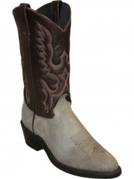 Abilene Mens 12" Two-toned Grey Mahogany Cowboy Boot 6416