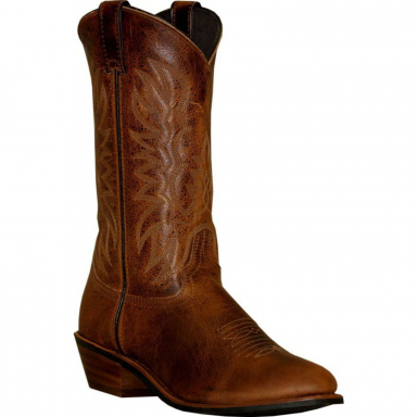 Abilene Mens 12" Brown Textured Cowboy Boot 6454