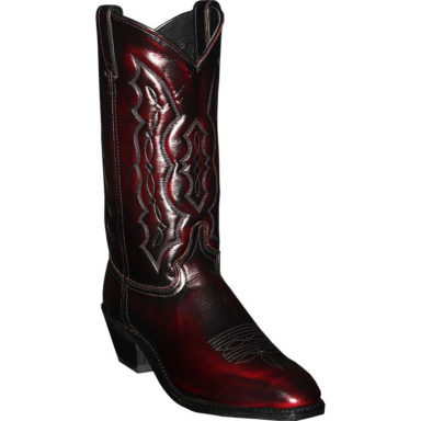 Abilene Mens 12" Black Cherry Cowboy Boot 6469