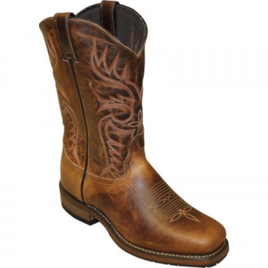 Abilene Mens 11" Dakota Tan Stockman Cowboy Boot 6727