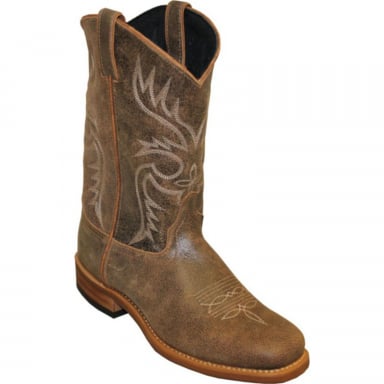 Abilene Mens 11" Dakota Tan Stockman Cowboy Boot 6729