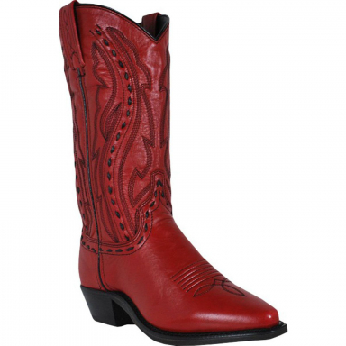 Abilene Womens 11" Red Cowhide Cowgirl Boot 9002