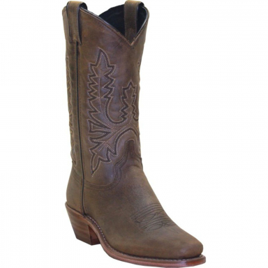 Abilene Womens 11" Olive Brown Cowhide Cowgirl Boot 9011