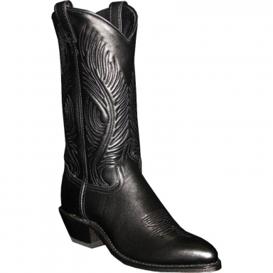 Abilene Womens 11" Black Dress Cowhide Cowgirl Boot 9050