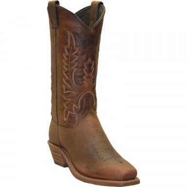 Abilene Womens 11" Tan Bison Cowgirl Boot 9076