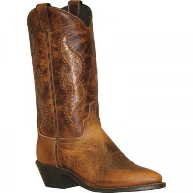 Abilene Womens 11" Antiqued Brown Cowgirl Boot 9141