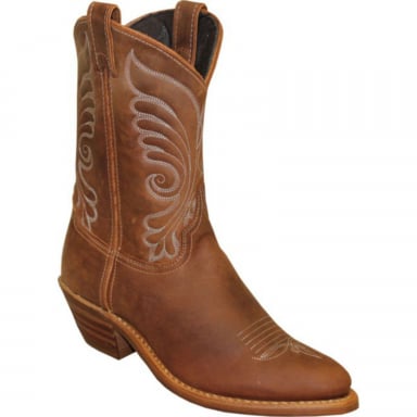 Abilene Womens 9" Brown Cowhide Cowgirl Boot 9147