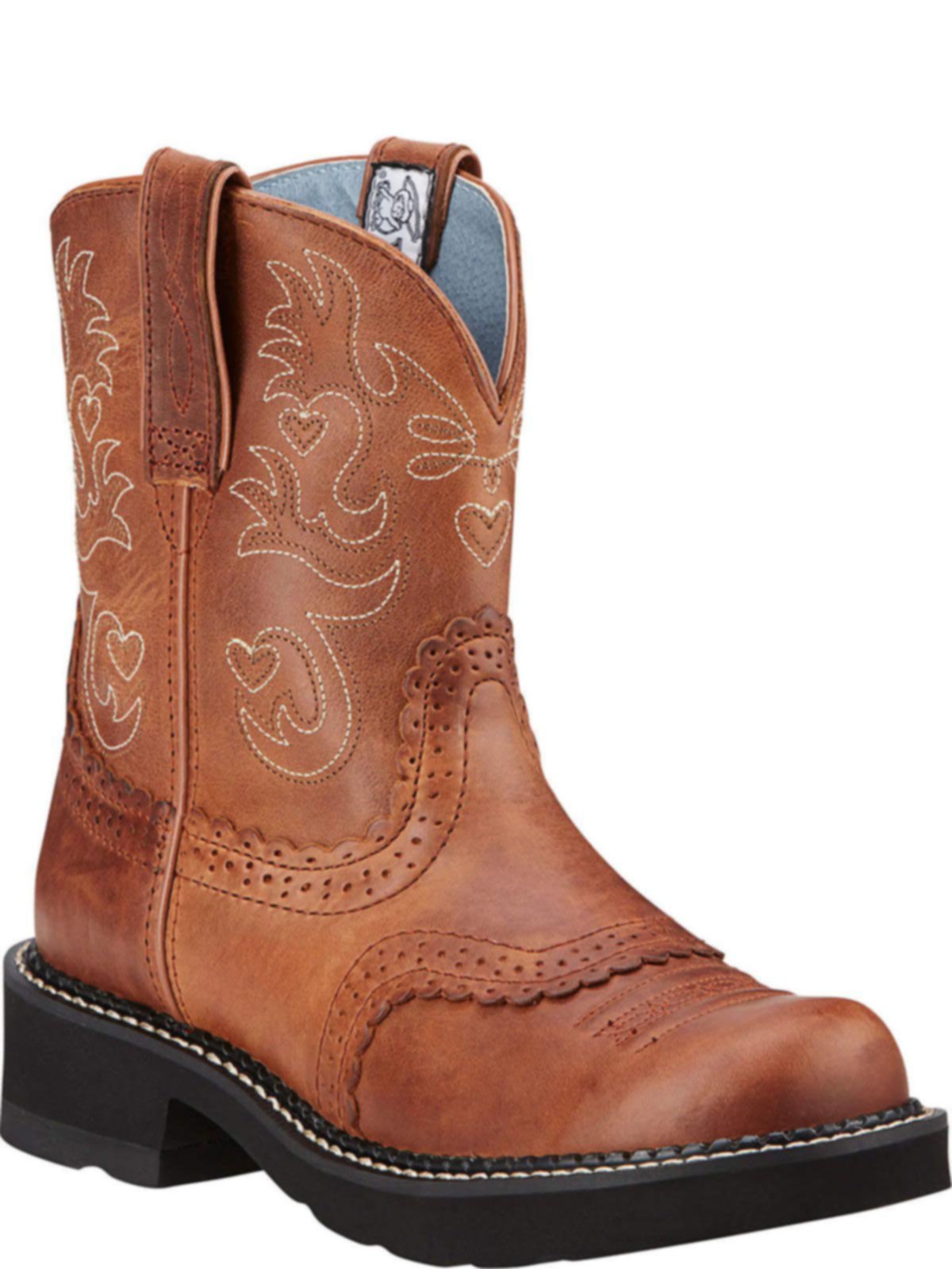 Shop Ariat Womens Fatbaby Saddle Western Boot 10000860 | Save 25% + Free Shipping | BootAmerica