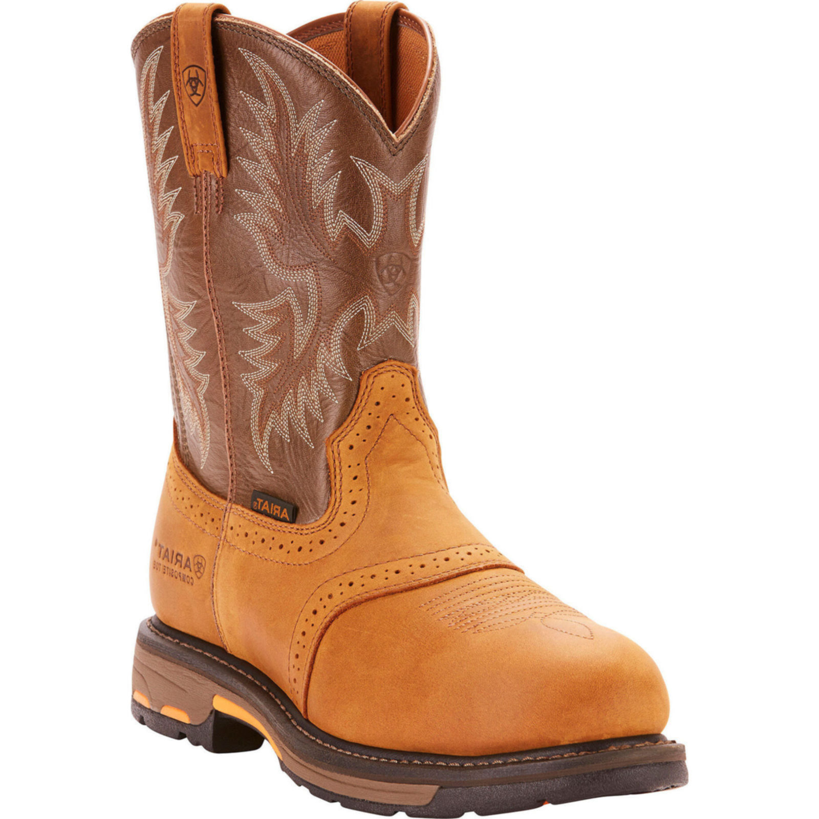 Shop Ariat Mens WorkHog Pull-On Western Work Boot 10001191 | Save 20% ...