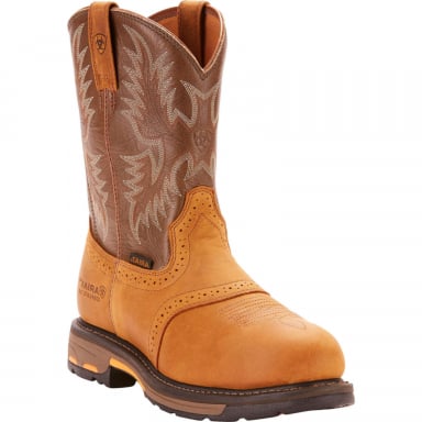 Ariat Mens WorkHog Pull-On Western Work Boot 10001191