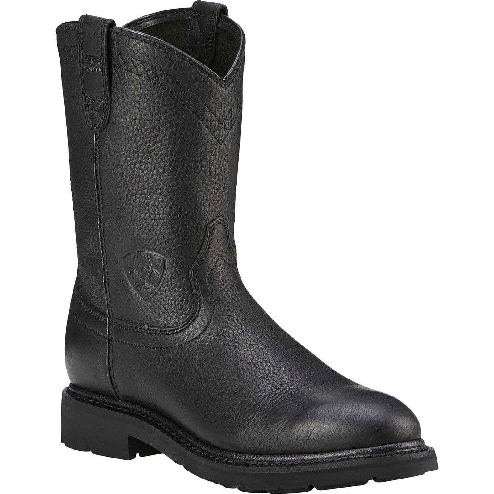 Ariat sierra clearance black work boots