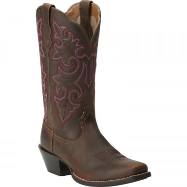 Ariat Womens Round Up Square Toe Western Boot 10014172