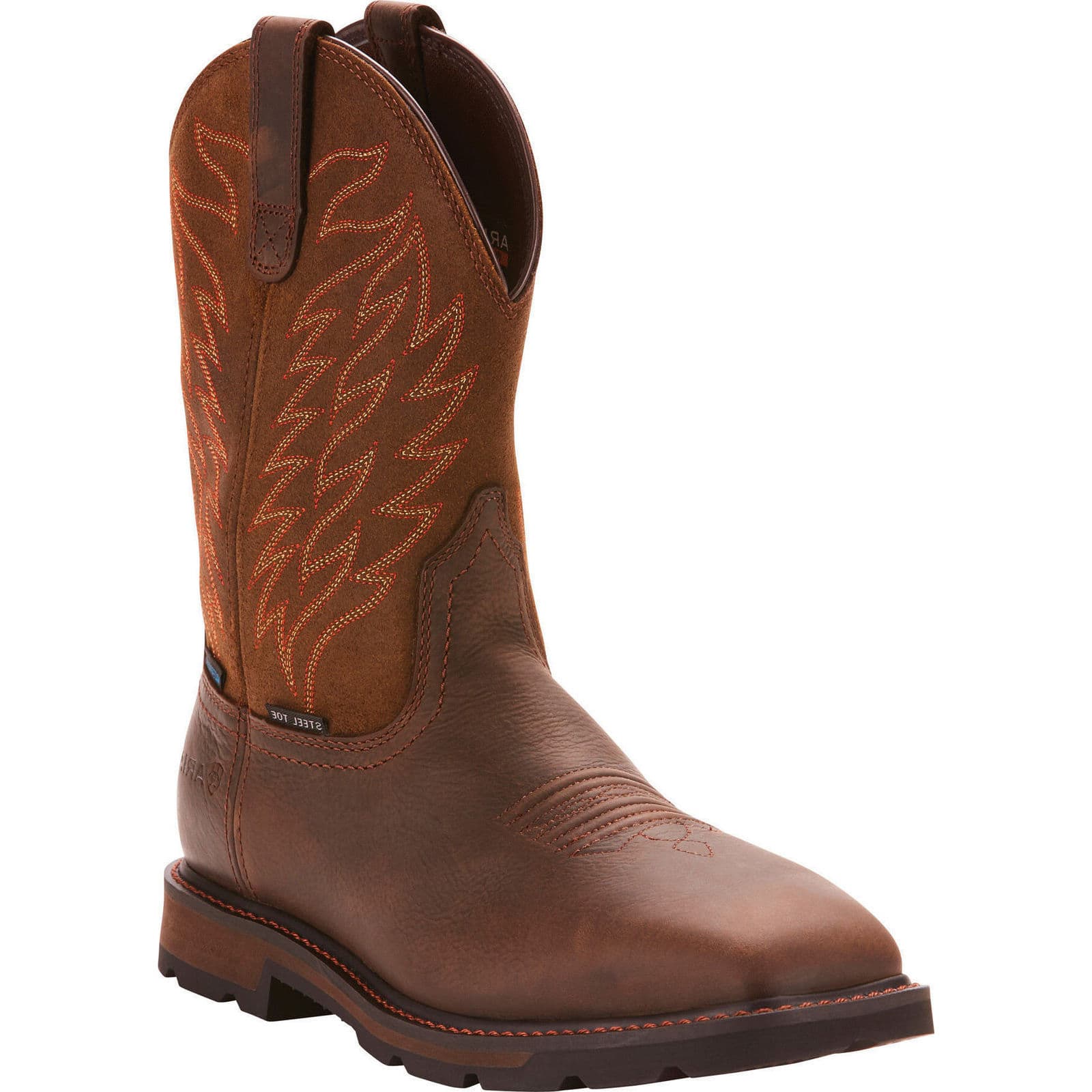 Shop Ariat Mens Groundbreaker Wide Square Toe H2o Western Work Boot 10024992 Save 20 Free 6093