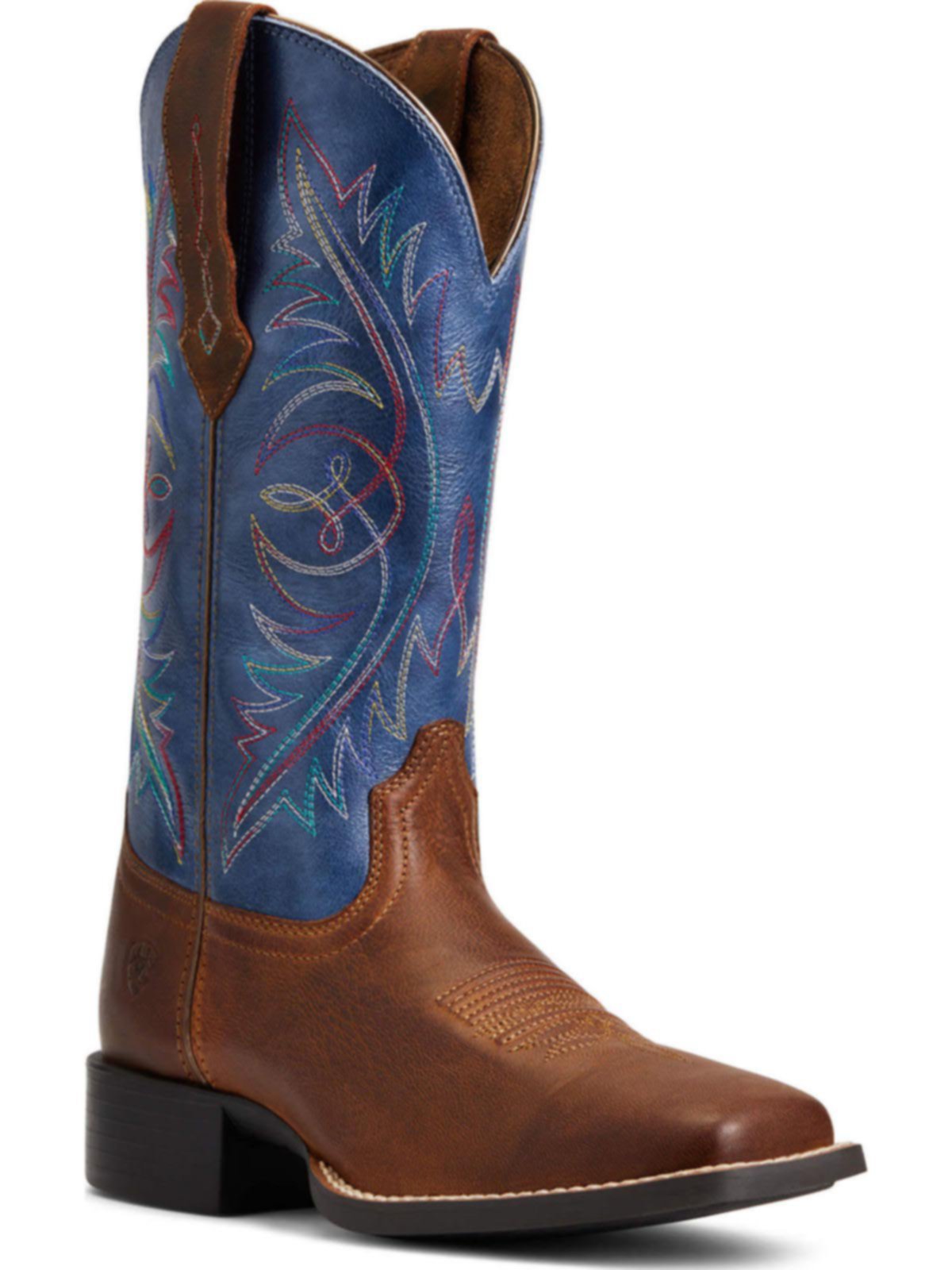 Shop Ariat Womens Round Up Wide Square Toe StretchFit Boot 10040422 ...