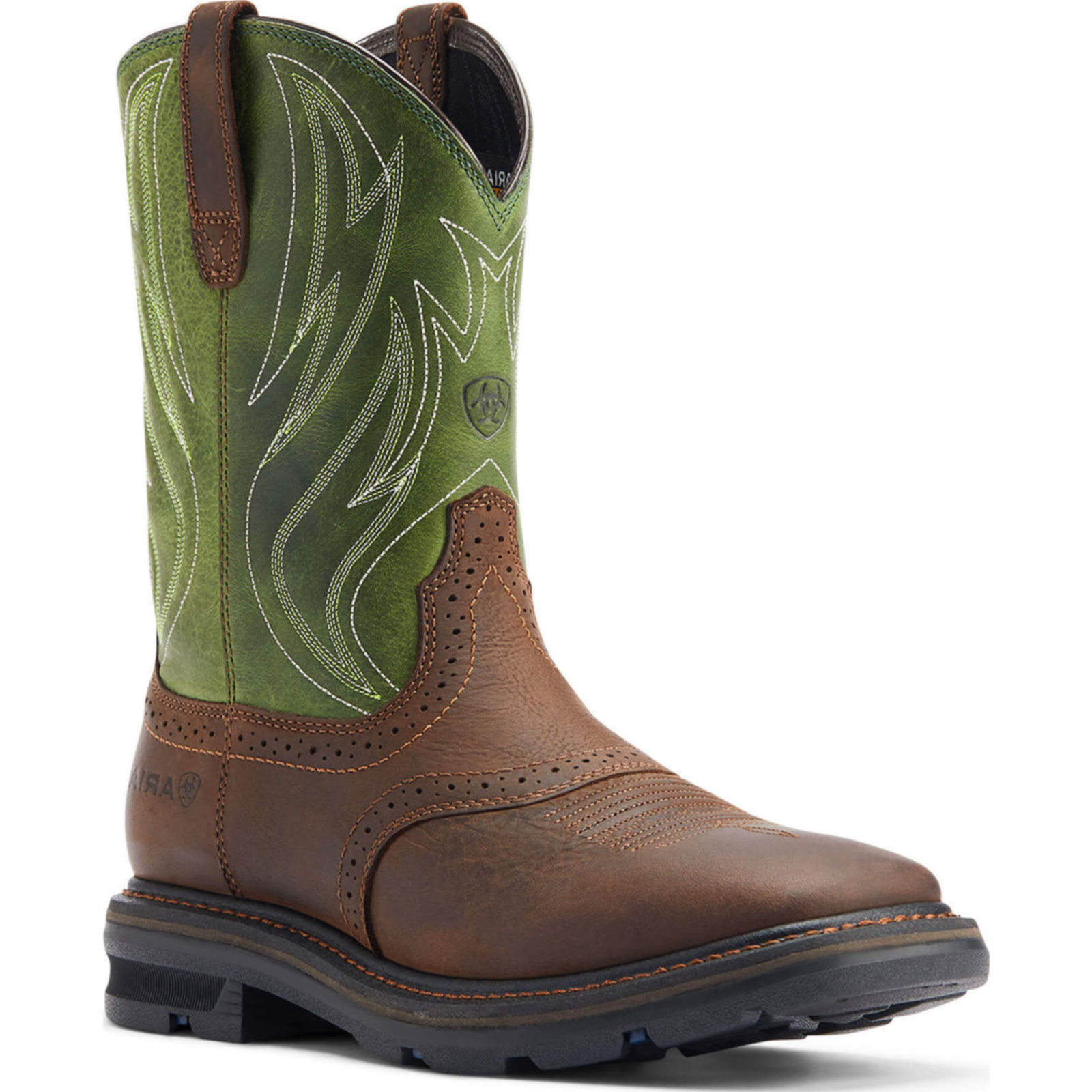 Shop Ariat Mens Sierra Shock Shield Wide Square Toe 10042555 | Save 20% ...