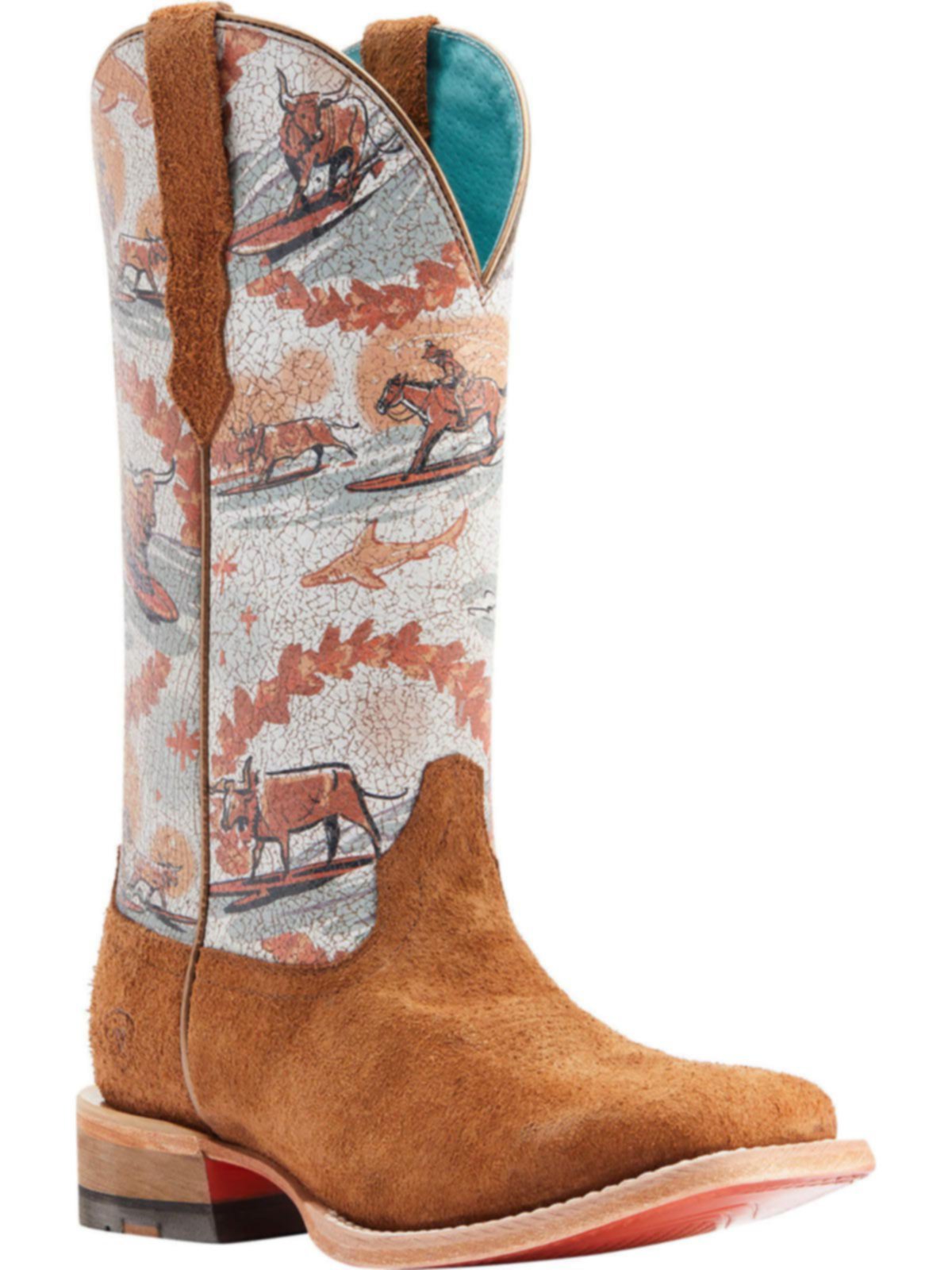 Shop Ariat Womens Frontier Western Aloha 10044518 Save 20 Free
