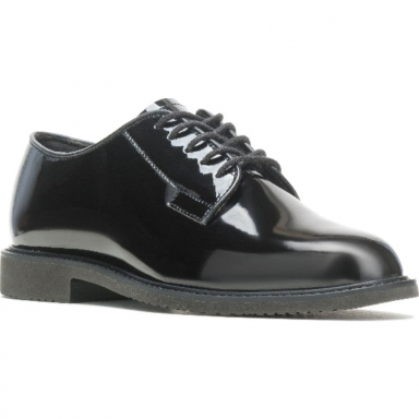 Bates Mens Sentry Gloss Black Dress Shoes E01842