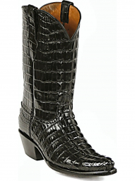 Black Jack El Patron Alligator Tail Cowboy Boot 131