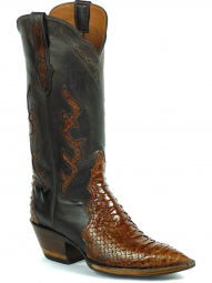 Black Jack Python Snake Triad Classic Inlays Triad Design Cowboy Boot 1413