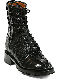 Black Jack Alligator Tail Lace Up Safari Lace-Up Boot 141