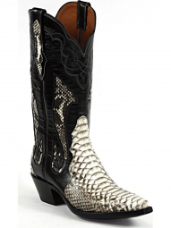 Black Jack Python Snake Vintage Triad Design Triad Design Cowboy Boot 1444