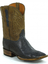 Black Jack Waxahachie Cord Design Stingray Cowboy Boot 1765