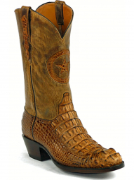 Black Jack Lonestar Inlay Alligator Hornback Cowboy Boot 180