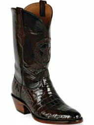 Black Jack Lonestar Inlay Alligator Belly Cowboy Boot 188