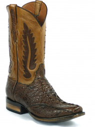 Black Jack Terlingua Inlays Snapping Turtle Tail Ranch HandCowboy Boot 2050