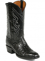 Black Jack Classic Stitch Caiman Flank Cowboy Boot 2501