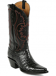 Black Jack Stitch # M-344 Caiman Crocodile Belly Cowboy Boot 251