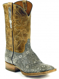 Black Jack Hueco Cord Teju-Ring Lizard Cowboy Boot 295