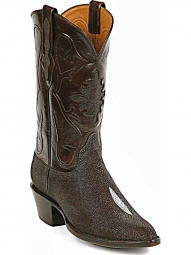 Black Jack Shield Inlay Stingray Cowboy Boot 311