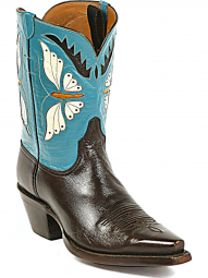 Black Jack Butterfly Inlays Peewee Cowboy Boot 367