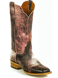 Black Jack Jay Cording Lamb Skin Cowboy Boot 542