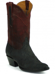 Black Jack Alpine Cord Design Lamb Skin Cowboy Boot 545