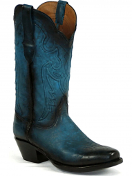 Black Jack Del Rio Cord Design Lamb Skin Cowboy Boot 549