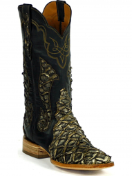 Black Jack Vintage Triad Inlays Triad Design Cowboy Boot 6900