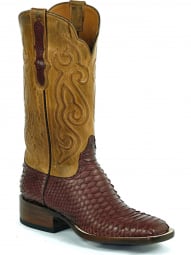 Black Jack Waxahachie Cord Design Python Snake Cowboy Boot 691