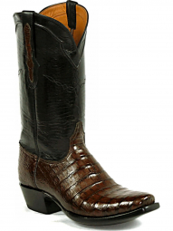 Black Jack Cowboy Cord Select Cayman Crocodile Belly Cowboy Boot 7103