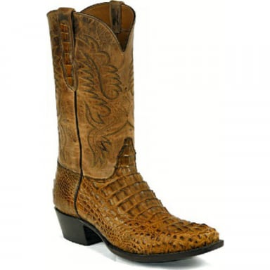 Black Jack Stitch # 631 Caiman Crocodile Hornback Cowboy Boot 712