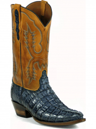 Black Jack Stitch # 1331 Caiman Crocodile Tail Cowboy Boot 7147