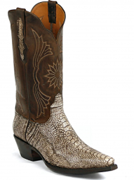 Black Jack Stitch M-344 Ostrich Leg Cowboy Boot 783