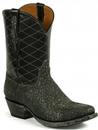 Black Jack Diamond Stitch Elephant Cowboy Boot 833