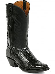 Black Jack Classic Stitch Nile Crocodile Belly Cowboy Boot 840