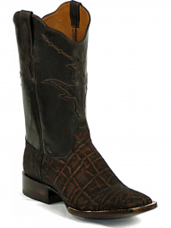 Black Jack Steers & Stars Design Elephant Cowboy Boot 852