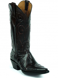 Black Jack Mariana Design With Mariana Cording On Vamps Swirl Cord On Tops European Goat Cowboy Boot