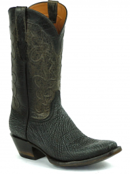 Black Jack Bastrop Cord Design Shark Cowboy Boot 918